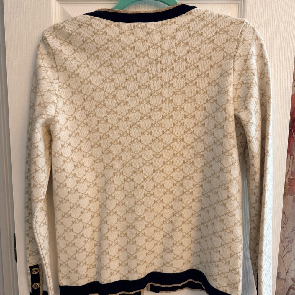 NWOT Beige and Black Patterned Suit - Picture 5 of 8